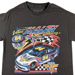 Van Halen Racing 84‎ Graphic T Shirt Rock Band Motorsport Tee Men's Small